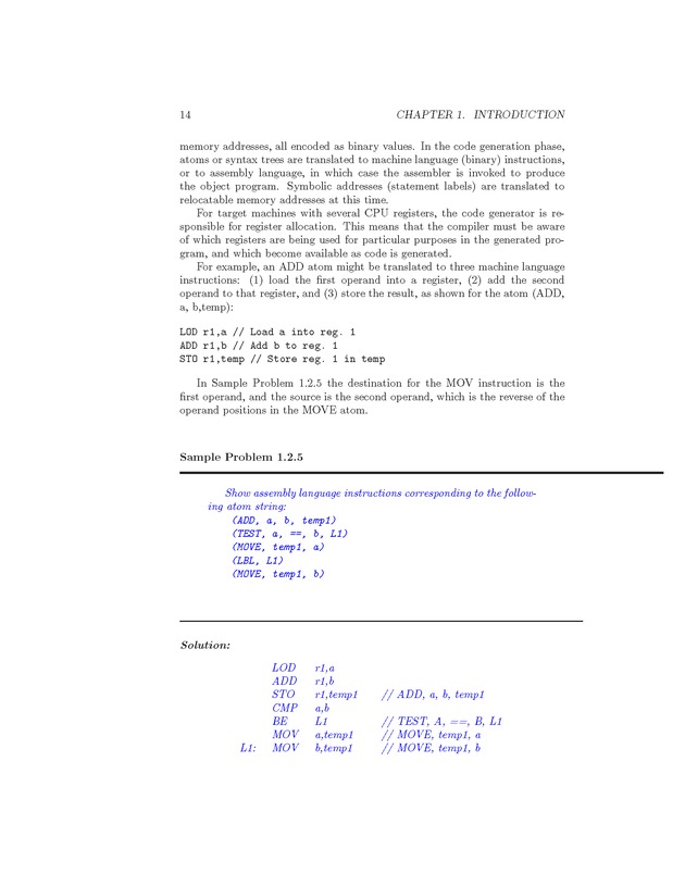 Compiler Design: Theory, Tools, and Examples - Page 14